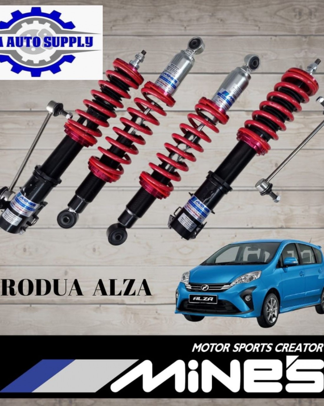 Alza adjustable absorber
